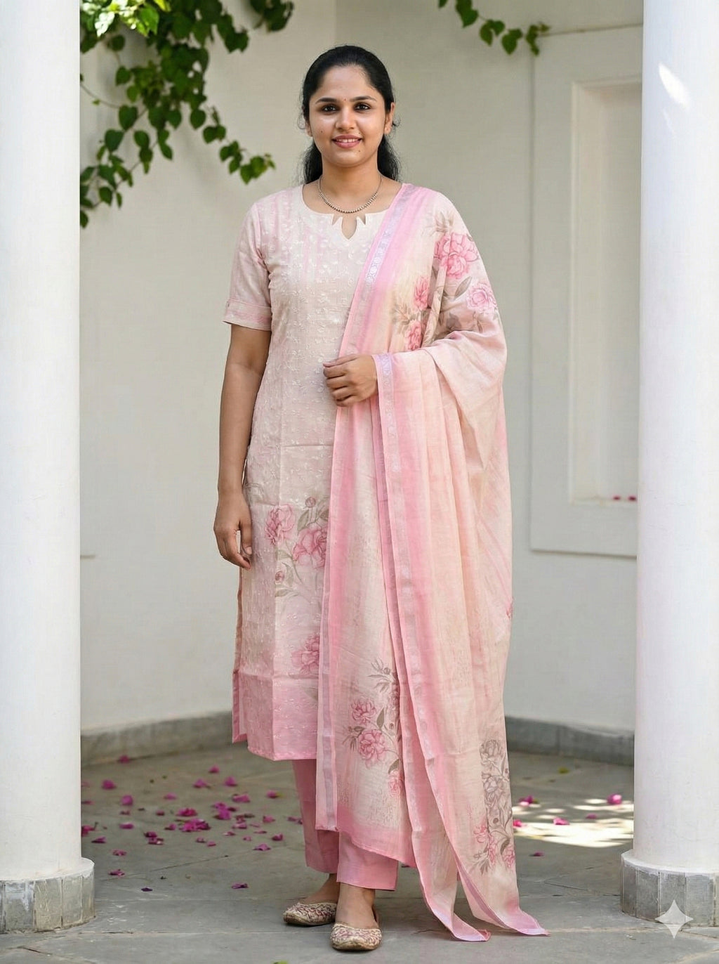 Linen cotton salwar set