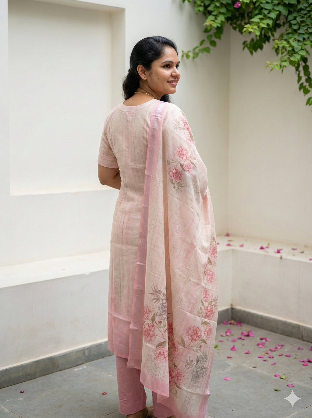 Linen cotton salwar set