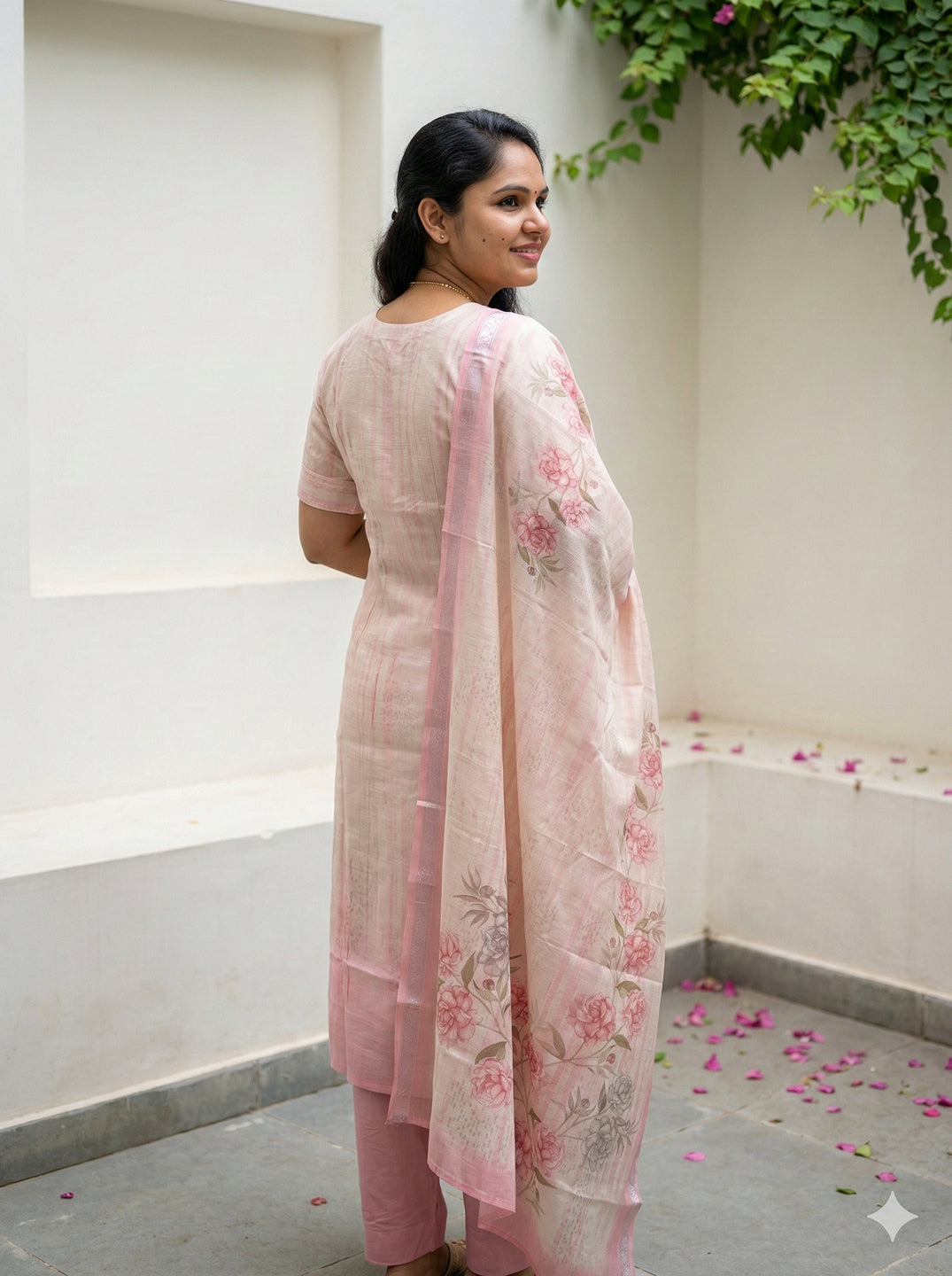 Linen cotton salwar set