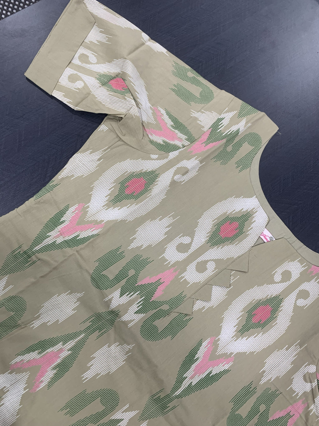 Soft Cotton Light Sage Green Salwar Set,