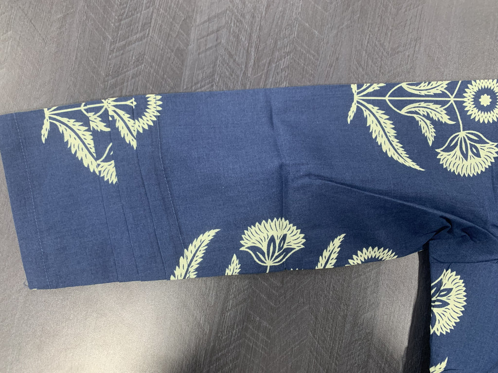 Soft cotton indigo blue coord set